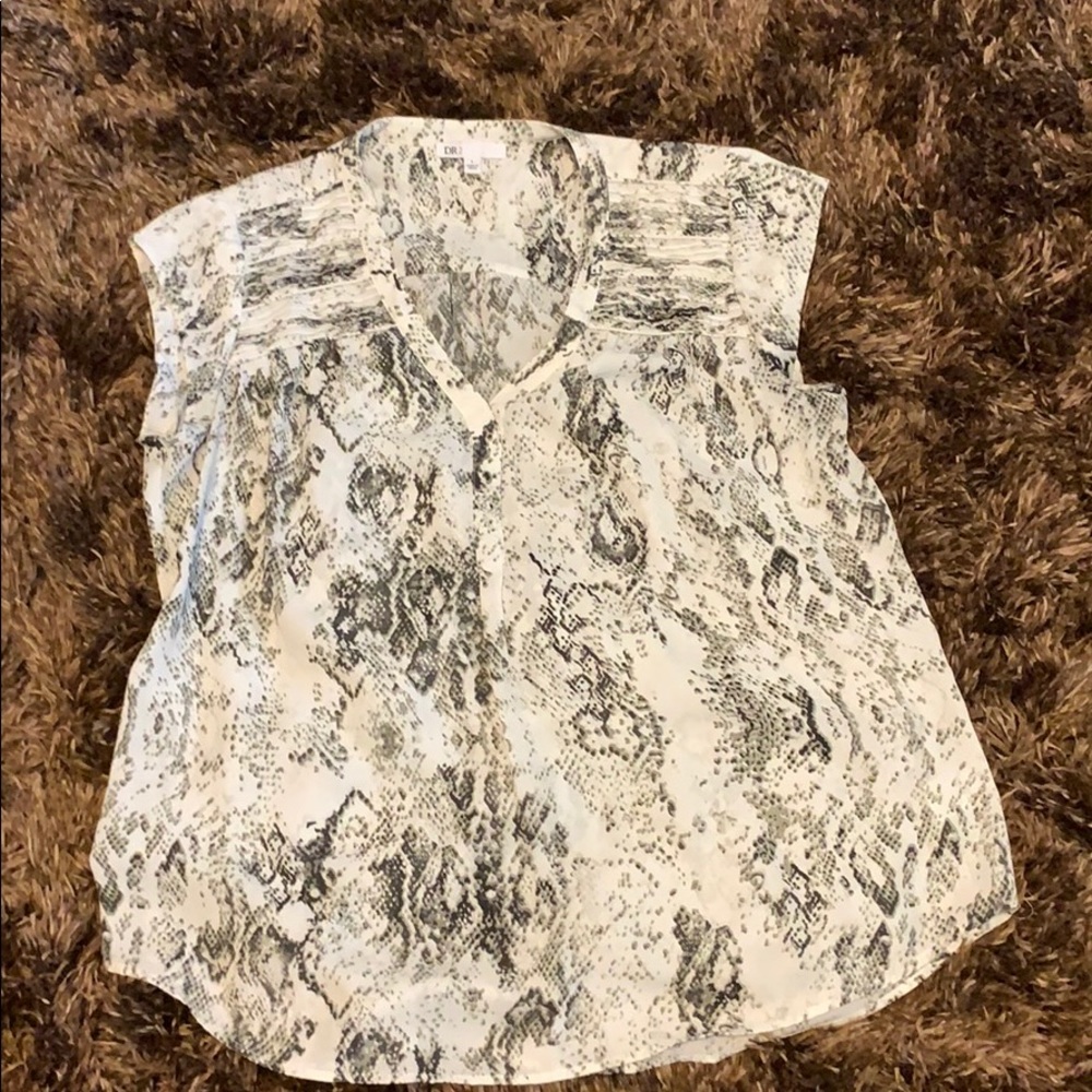 Snake skin top